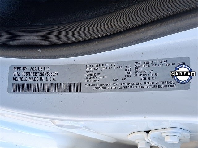 2021 RAM 1500 Big Horn/Lone Star