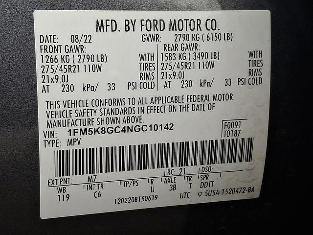 2022 Ford Explorer ST