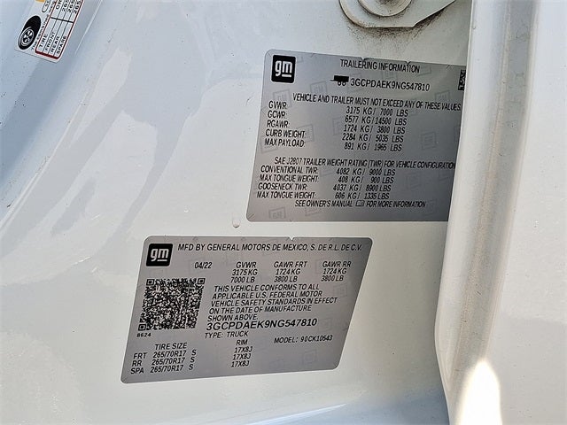 2022 Chevrolet Silverado 1500 WT