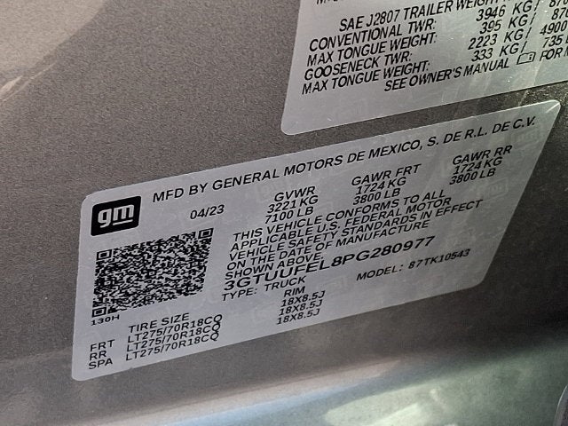 2023 GMC Sierra 1500 AT4X