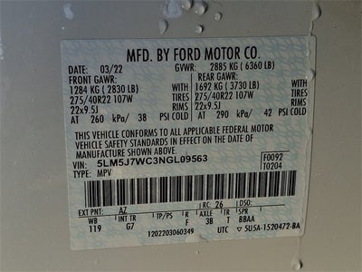 2022 Lincoln Aviator Reserve