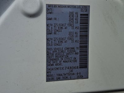 2018 Nissan Rogue SV