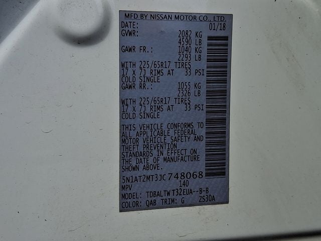 2018 Nissan Rogue SV