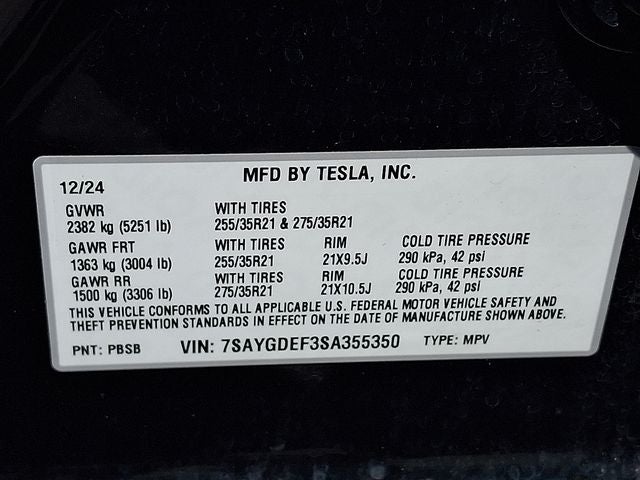 2025 Tesla Model Y Performance