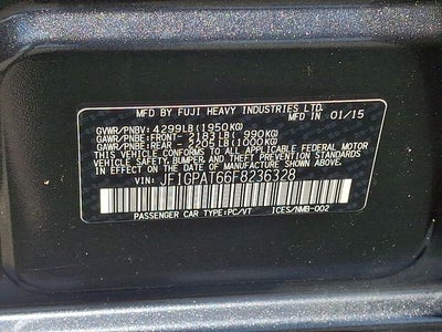 2015 Subaru Impreza 2.0i Sport Premium