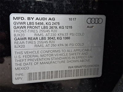 2018 Audi Q5 2.0T Premium Plus quattro