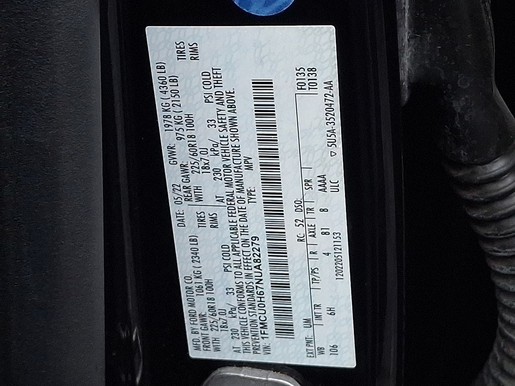 2022 Ford Escape SEL