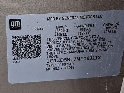 2022 Chevrolet Malibu LT