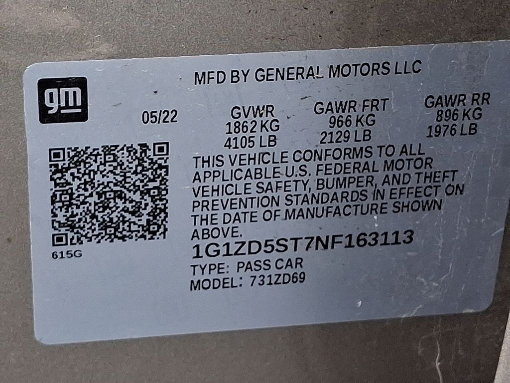 2022 Chevrolet Malibu LT