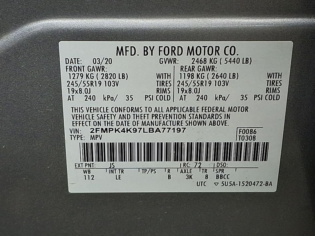 2020 Ford Edge Titanium