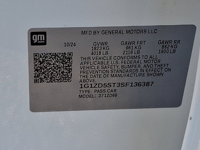 2025 Chevrolet Malibu LT 1LT