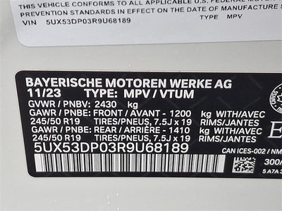 2024 BMW X3 xDrive30i