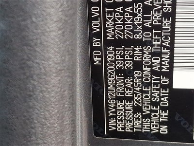 2016 Volvo S60 Cross Country T5 Platinum