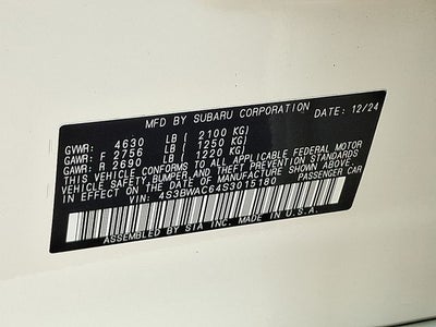 2025 Subaru Legacy Premium