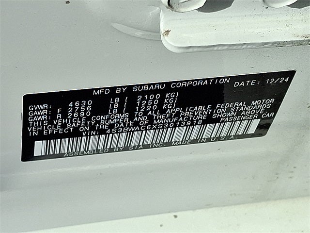 2025 Subaru Legacy Premium