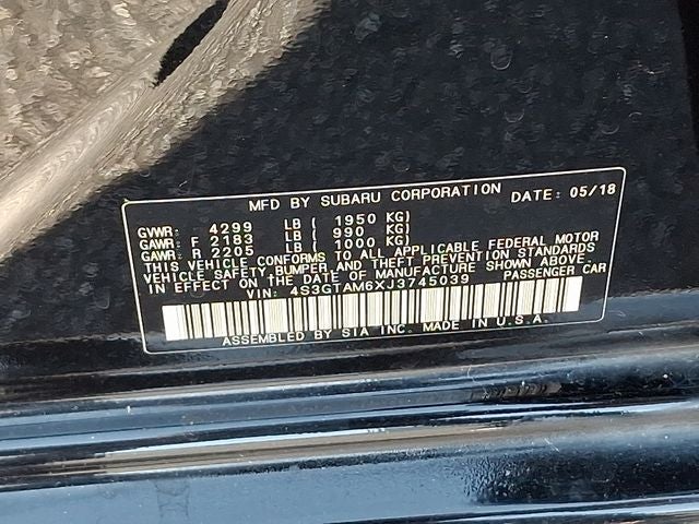 2018 Subaru Impreza 2.0i Sport