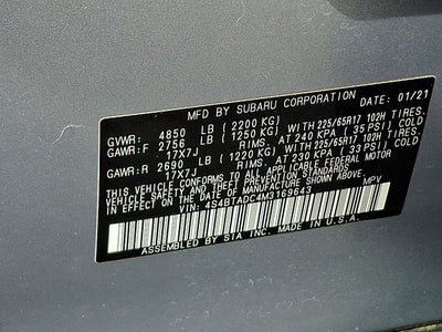 2021 Subaru Outback Premium