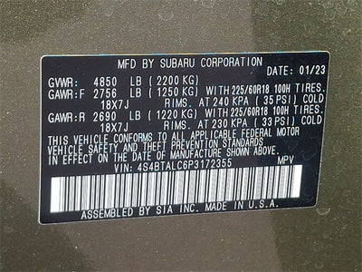 2023 Subaru Outback Onyx Edition