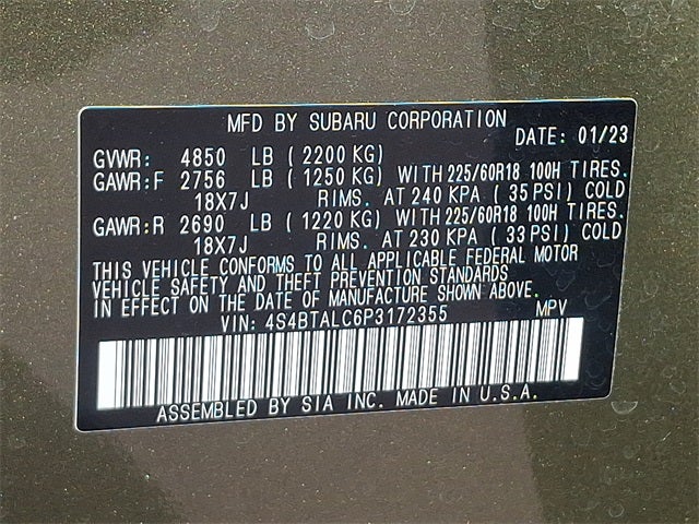 2023 Subaru Outback Onyx Edition