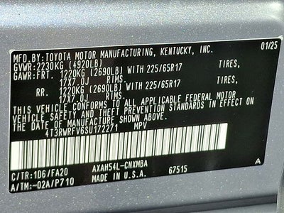 2025 Toyota RAV4 Hybrid XLE