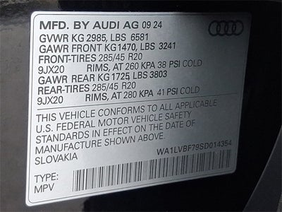 2025 Audi Q7 55 Premium Plus quattro