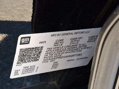 2025 Chevrolet Tahoe Z71
