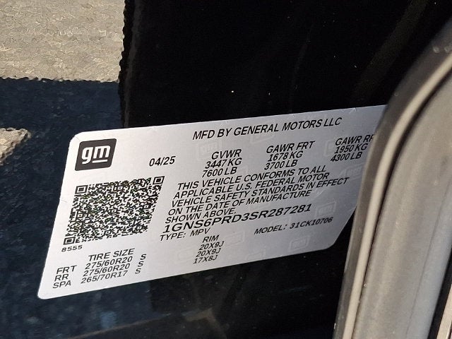 2025 Chevrolet Tahoe Z71