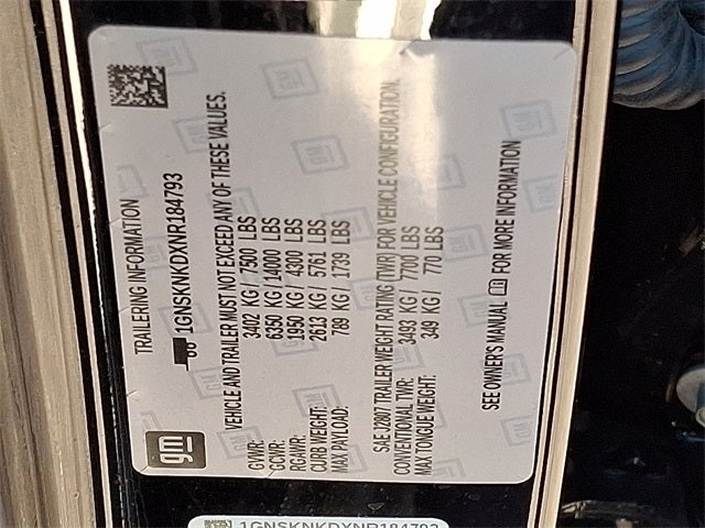 2022 Chevrolet Tahoe LT