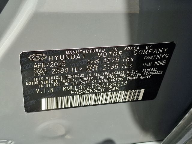2025 Hyundai Sonata Hybrid SEL
