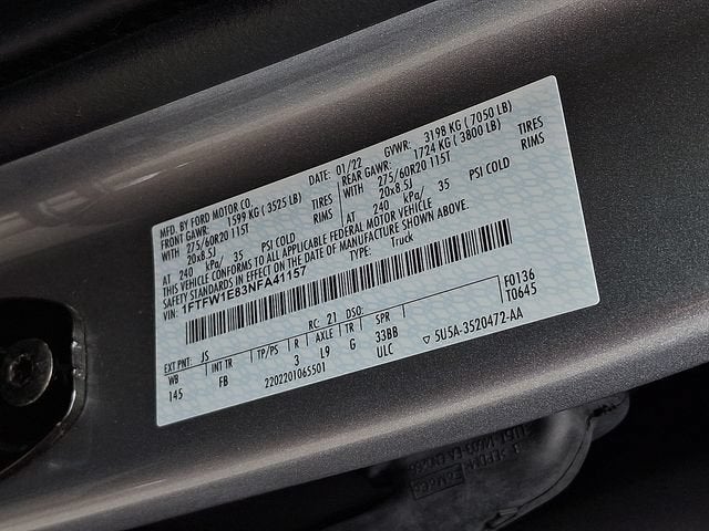 2022 Ford F-150 XL