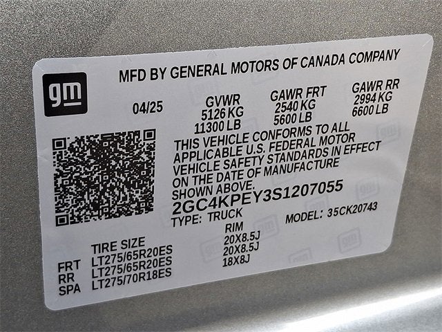 2025 Chevrolet Silverado 2500 HD LTZ