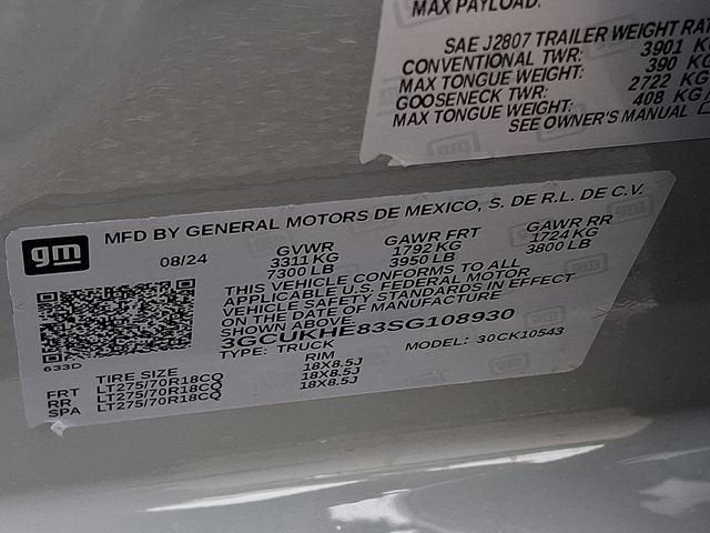 2025 Chevrolet Silverado 1500 ZR2