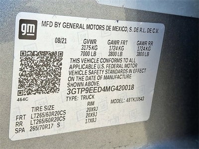 2021 GMC Sierra 1500 AT4