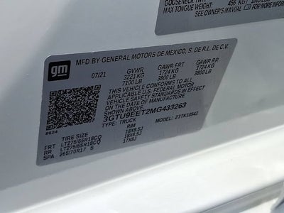 2021 GMC Sierra 1500 AT4