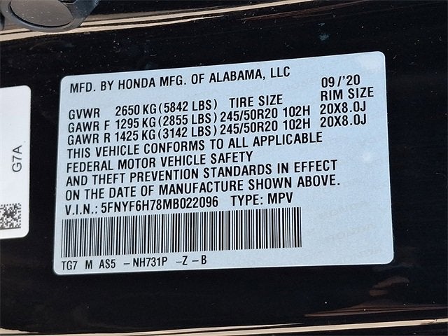 2021 Honda Pilot Black Edition