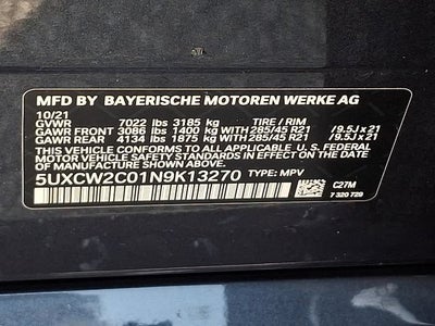 2022 BMW X7 xDrive40i