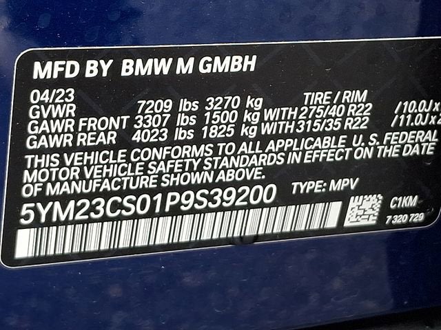 2023 BMW XM 4DR SAV
