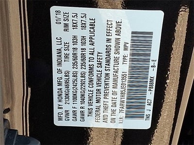 2018 Honda CR-V EX-L