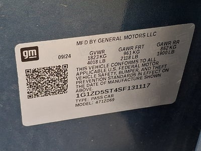 2025 Chevrolet Malibu 1LT