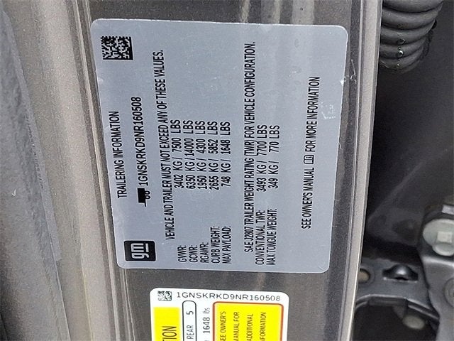 2022 Chevrolet Tahoe RST