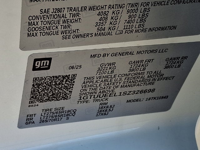 2025 GMC Sierra 1500 AT4