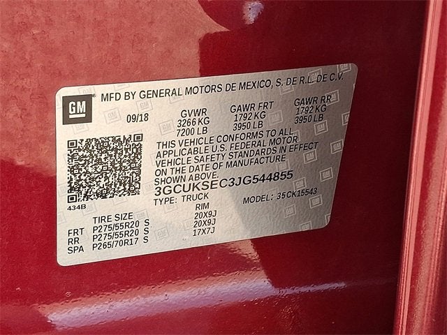 2018 Chevrolet Silverado 1500 LTZ