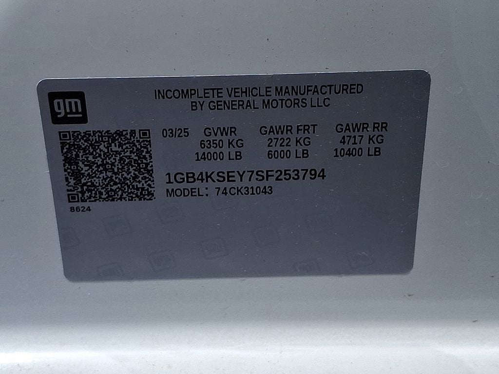 2025 Chevrolet Silverado 3500 HD Chassis Cab Work Truck