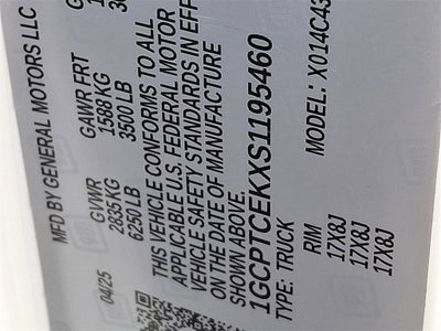 2025 Chevrolet Colorado WT/LT