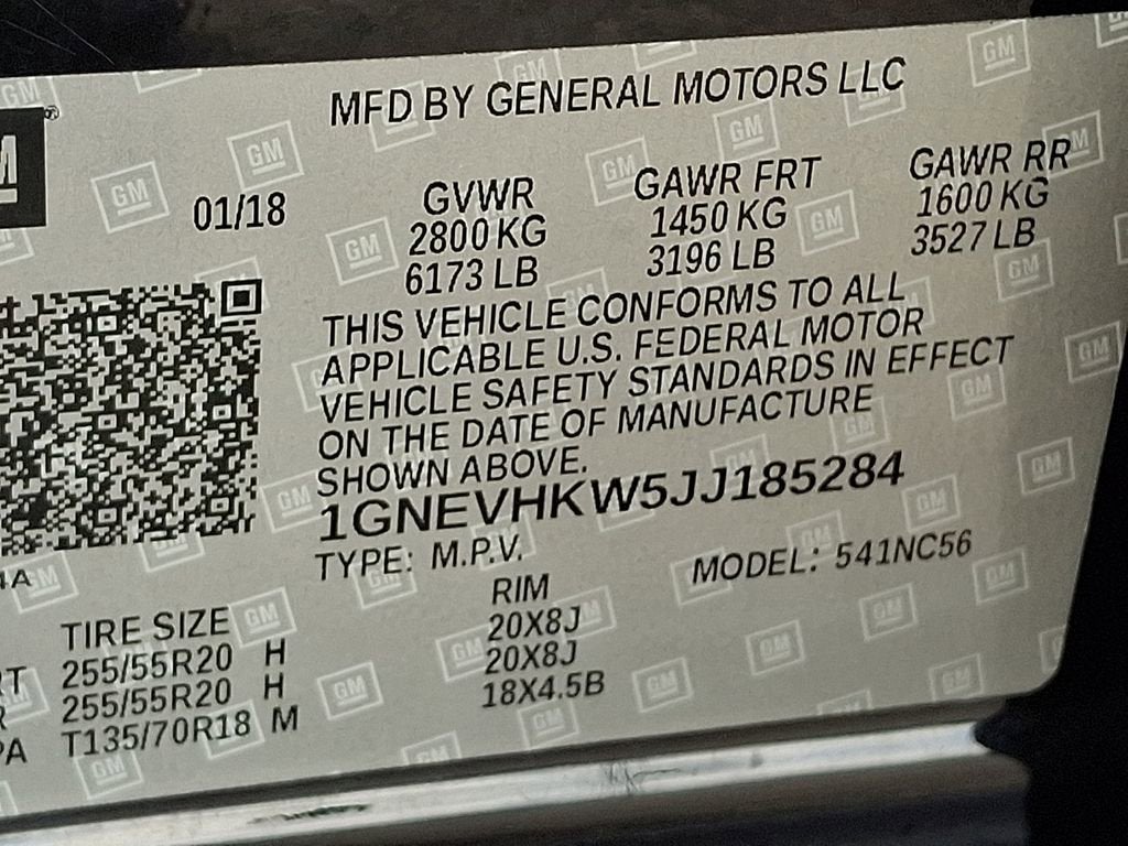 2018 Chevrolet Traverse LT Leather