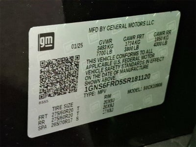 2025 Chevrolet Suburban Premier