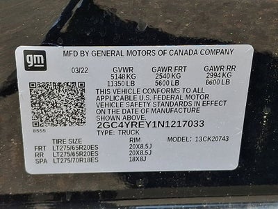 2022 Chevrolet Silverado 2500 HD High Country