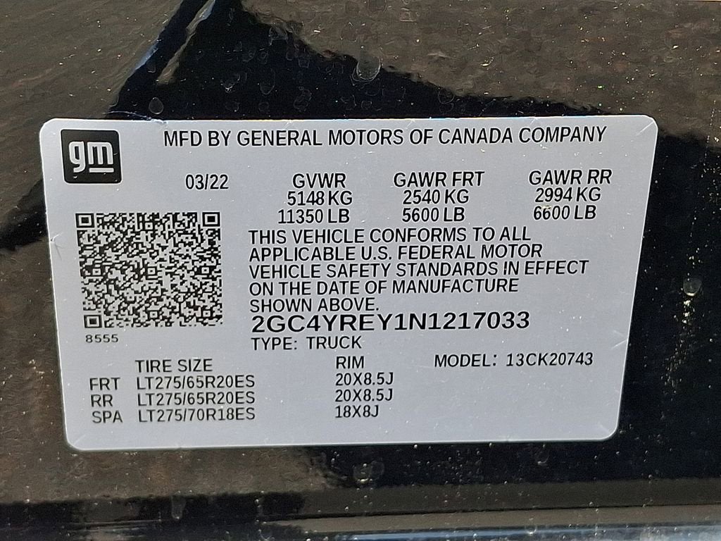 2022 Chevrolet Silverado 2500 HD High Country