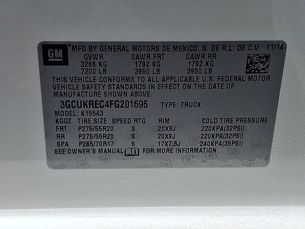 2015 Chevrolet Silverado 1500 LT