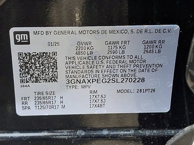2025 Chevrolet Equinox LT